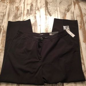 NWT Apt9 black trousers sliming 18short